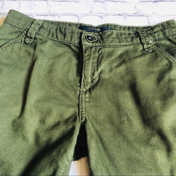 Joe’s Jeans Khaki Military flat front mid rise short size 25 5” inseam - Picture 4 of 7